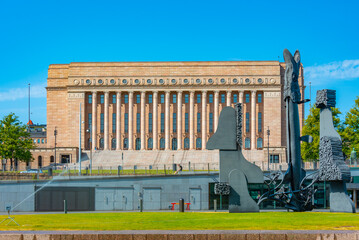 The Parliament House in Finnish capital Helsinki