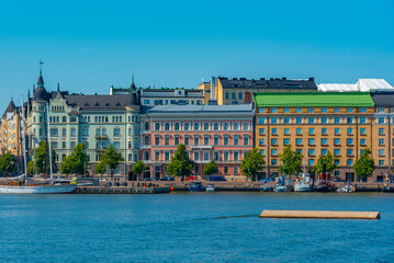 Waterfront of Finnish capital Helsinki