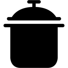 Large Pot Glyph Icon