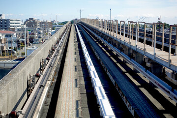 モノレールレール横浜シーサイドライン