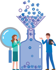 ボトルネックのイメージイラスト