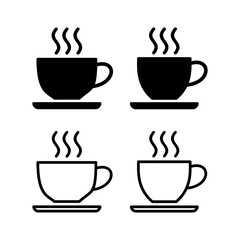 coffee cup icon vector illustration. cup a coffee sign and symbol