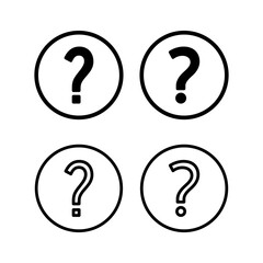 Question icon vector illustration. question mark sign and symbol