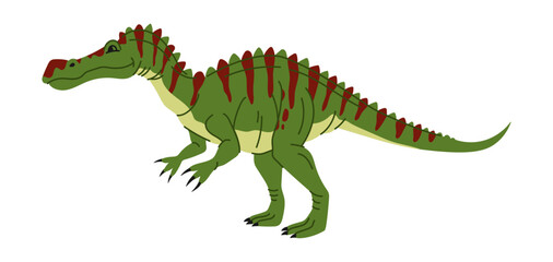 Baryonyx dinosaur childish brontosaurus green dino