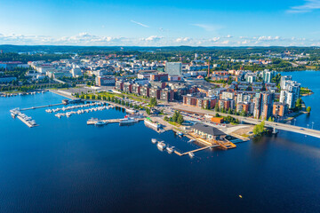 Panorama view of Jyväskylä, Finland
