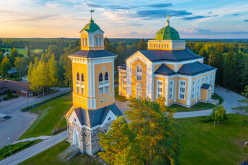 View of Kerimäki church in Finland