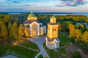 View of Kerimäki church in Finland
