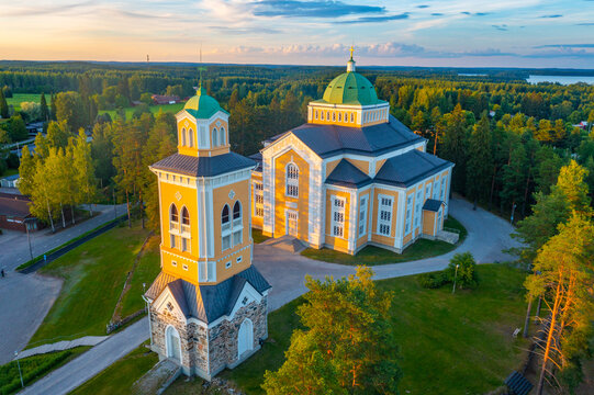 View of Kerimäki church in Finland