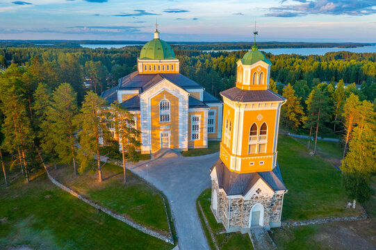 View of Kerimäki church in Finland