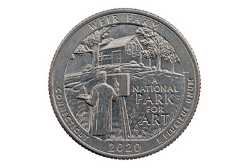 Weir Farm Connecticut Commemorative Quarter Coin