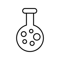 Chemistry vector icon, flat vector illustration for web site or mobile app.eps