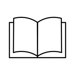  open book vector icon flat illustration on white background..eps