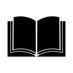open book vector icon flat symbol illustration on white background..eps