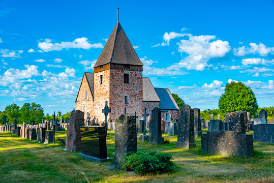 Hammarland Church at Aland islands in Finland