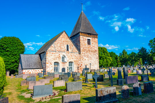 Hammarland Church at Aland islands in Finland