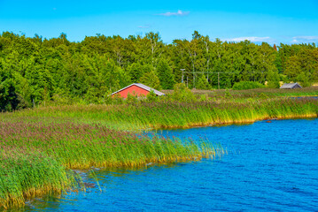 Pristine coastline of Aland islands in Finland