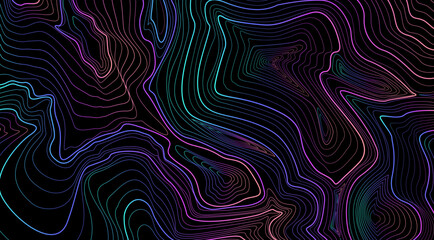 Fototapeta na wymiar Trippy psychedelic abstract background with glitch and liquid effect. Holographic abstract background. Psychedelic vaporwave backdrop. Vector illustration liquid, glitch, holographic effect. Vector