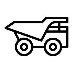 mining truck icon