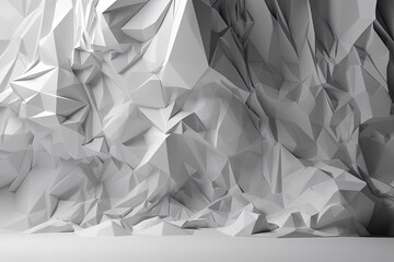 majestic mountain landscape in black and white created with Generative AI technology