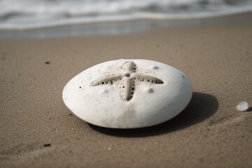 sand dollar on the beach generative ai