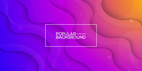 Realistic purple gradient wave abstract background design vector for banner cover book flayer and other element graphic design.Eps10 vector