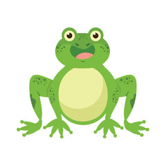cartoon toad mascot sitting