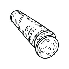 salami icon isolated