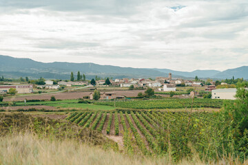 Fototapeta na wymiar Najera, Spain - July 2022 small town of Najera in the province of Navarra