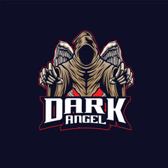 Vector illustration of grim reaper with premium quality stock vector