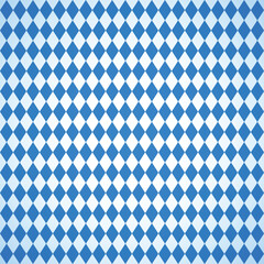Seamless blue and white checkered Oktoberfest background