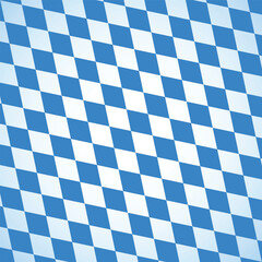 Blue and white checkered Oktoberfest background