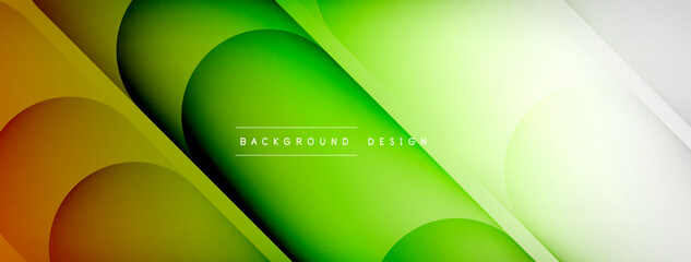 Abstract background - geometric composition created with lights and shadows. Technology or business digital template