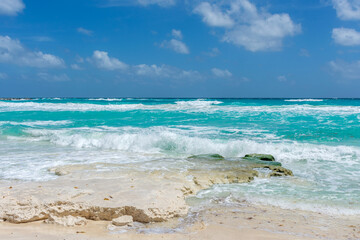Mexico Cancun, beautiful Caribbean coast