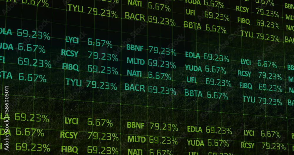 Poster composition of financial data processing over grid