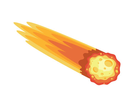 Burning fireball galaxy