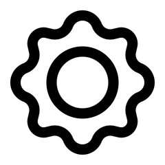 sun springtime season outline icon style