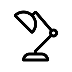 Editable table lamp vector icon. Part of a big icon set family. Perfect for web and app interfaces, presentations, infographics, etc