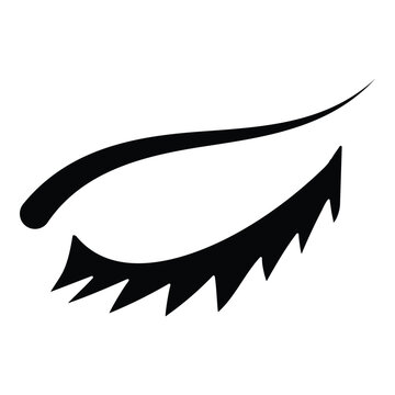 recommend clip art: Eyelash logo icon design template illustration