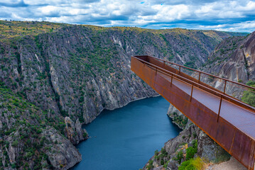 Lookout platform at Mirador del Fraile viewpoint in Spain