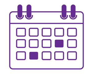 event reminder on spiral calendar page