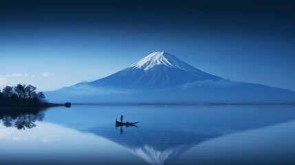 富士山　イメージイラスト　generative AI