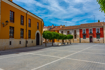 Plaza de la Inmaculada in Spanish town Palencia