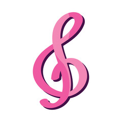 Fototapeta premium Musical note icon