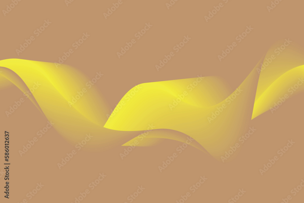 Aufkleber simple gradient wave abstract background. fluid background, suitable for landing page and computer d