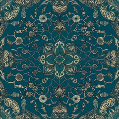 seamless pattern with flowers