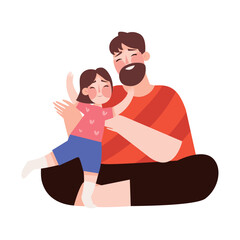 fathers day, dad and daughter