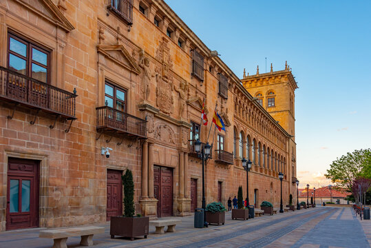 Palace of los Condes de Gomara in Spanish town Soria