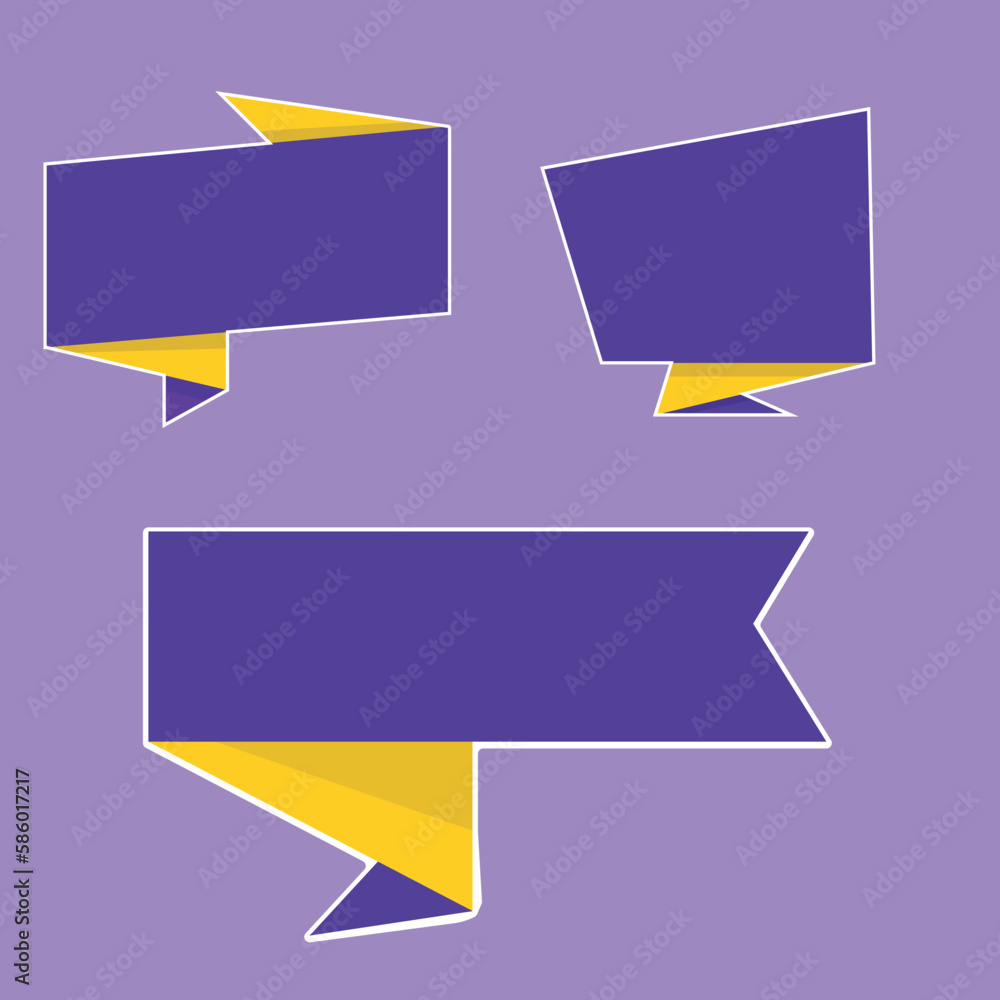 Poster shape bubble speech for text template
