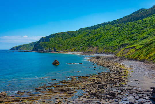 Akatxa irla island near San Juan de Gaztelugatxe church, Spain