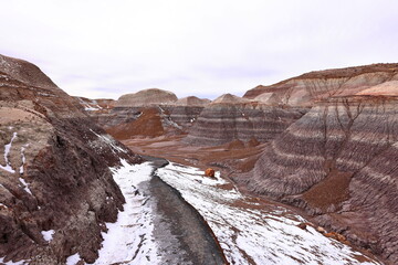 Blue Mesa Scenic Trail, Petrified Forest National Park, Arizona, USA